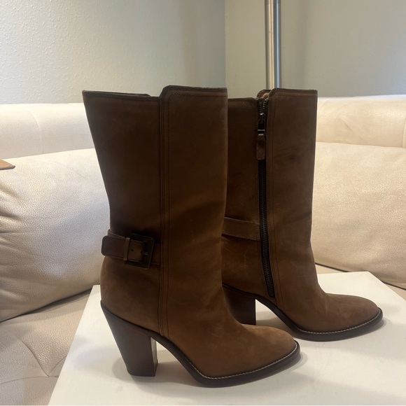 Cole Haan Shoes - Cole Haan brown suede boots size 8.5 B